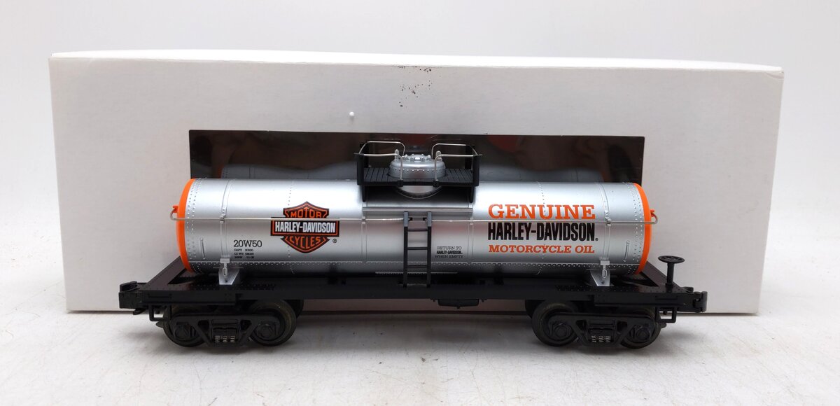 MTH 30-4149A O Gauge Harley Davidson Tank Car #20W50 LN/Box