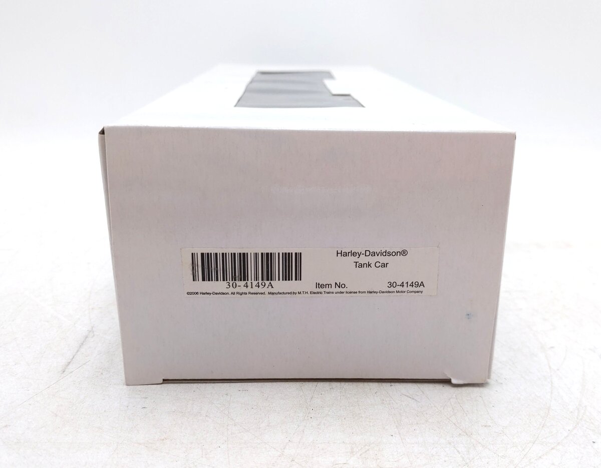 MTH 30-4149A O Gauge Harley Davidson Tank Car #20W50 LN/Box