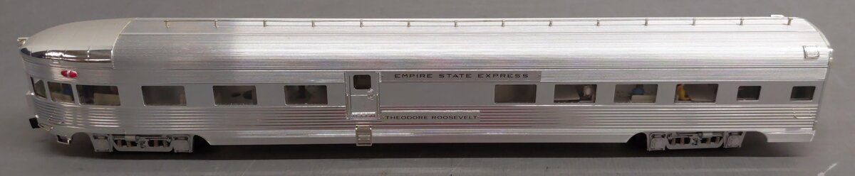 K-Line K4670-40054 O Gauge NYC "Theodore Roosevelt" 21" Aluminum Observation Car EX
