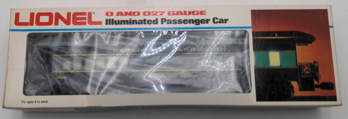 Lionel 6-9519 O Gauge Baltimore & Ohio RPO Combine Car LN/Box