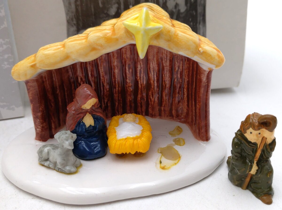 Dept 56 Snow Village Figurine Accessories: 4030752, 55426, 55427, 5135-7 [4] EX/Box