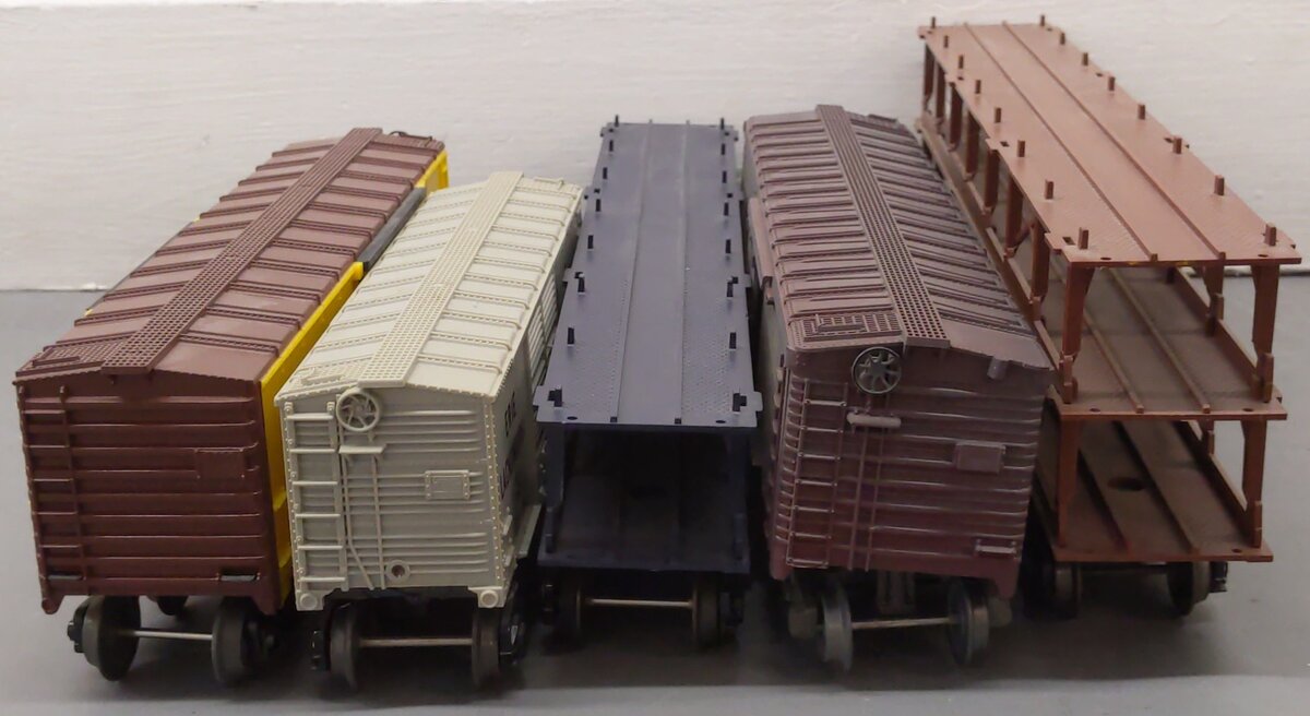 Lionel O Assorted Freight Cars 6-9129, 6-9125, 6-199919, 6-5706, 6-7925 [5] EX