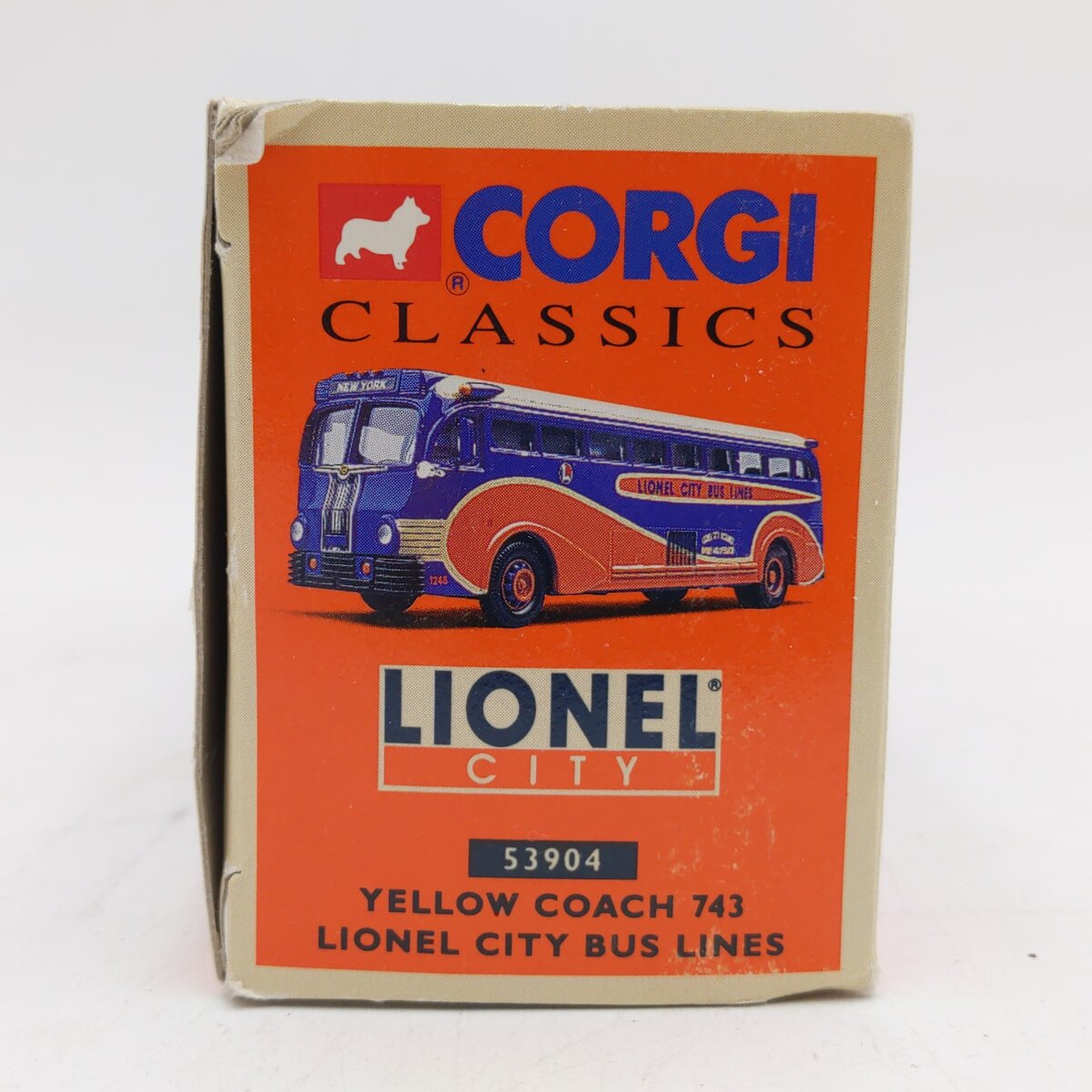 Corgi 53902 1:50 Scale Lionel Bus Lines Coach #148 EX/Box