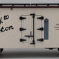 USA Trains 1622A G Scale White Pass & Yukon Route Skagway Reefer Car #101 EX/Box