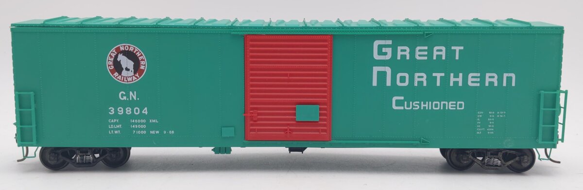 Pacific Rail B-520 S-Scale Great Northern 50' SGL SLDG DR Boxcar Kit #39804 EX/Box