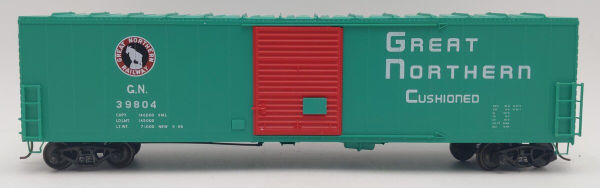 Pacific Rail B-520 S-Scale Great Northern 50' SGL SLDG DR Boxcar Kit #39804 EX/Box