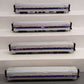 MTH 20-6531 O Gauge Amtrak Amfleet 4-Car Passenger Set EX
