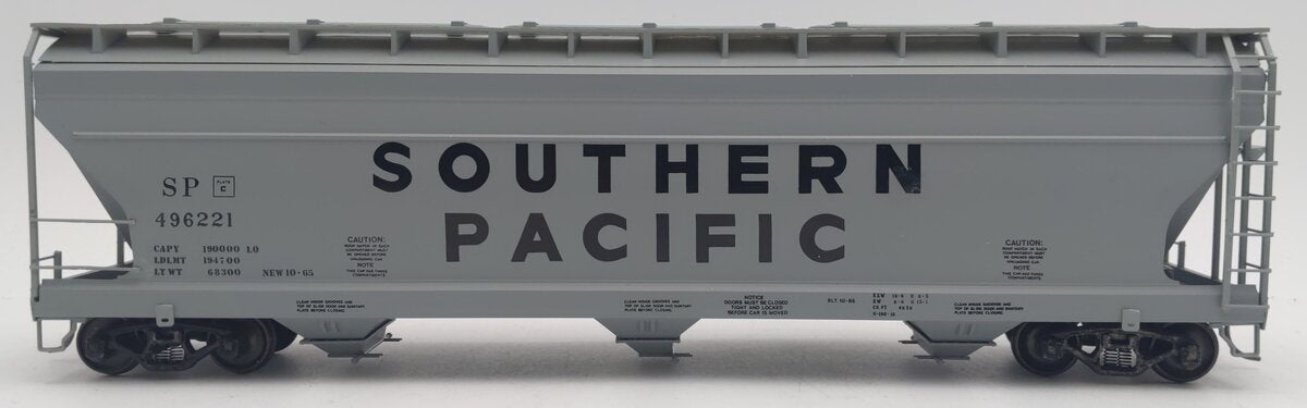 Pacific Rail S-Scale Southern Pacific HPC46 3-Bay Hopper Kit #496221 - Assembled EX/Box