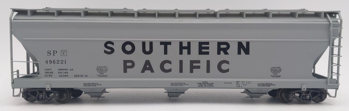 Pacific Rail S-Scale Southern Pacific HPC46 3-Bay Hopper Kit #496221 - Assembled EX/Box