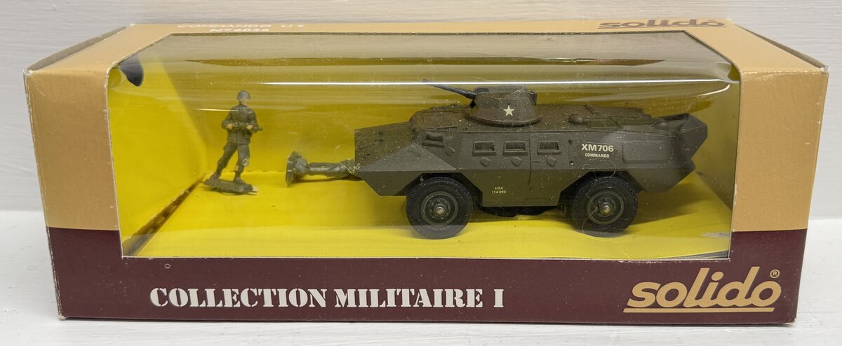Yorkshire, Solido & Britains 1:25 - 1:43 Scale Diecast Army Trucks & Soldier [5] EX/Box