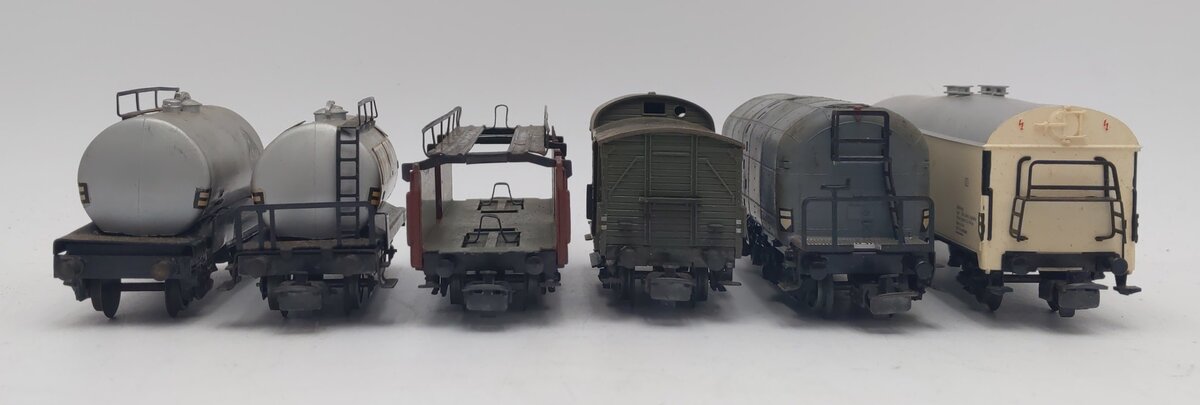 Marklin HO Vintage Freight Cars: 4500, 4500, 4600, 4612, 4620, 4621 [6] EX/Box