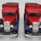 Eligor 1069 1:43 Red & Blue 1933 Ford V8 Texaco Bache Pick-Up Trucks [2] EX