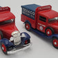 Eligor 1069 1:43 Red & Blue 1933 Ford V8 Texaco Bache Pick-Up Trucks [2] EX