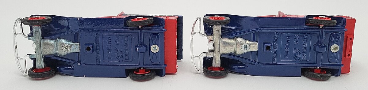 Eligor 1069 1:43 Red & Blue 1933 Ford V8 Texaco Bache Pick-Up Trucks [2] EX