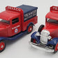 Eligor 1069 1:43 Red & Blue 1933 Ford V8 Texaco Bache Pick-Up Trucks [2] EX