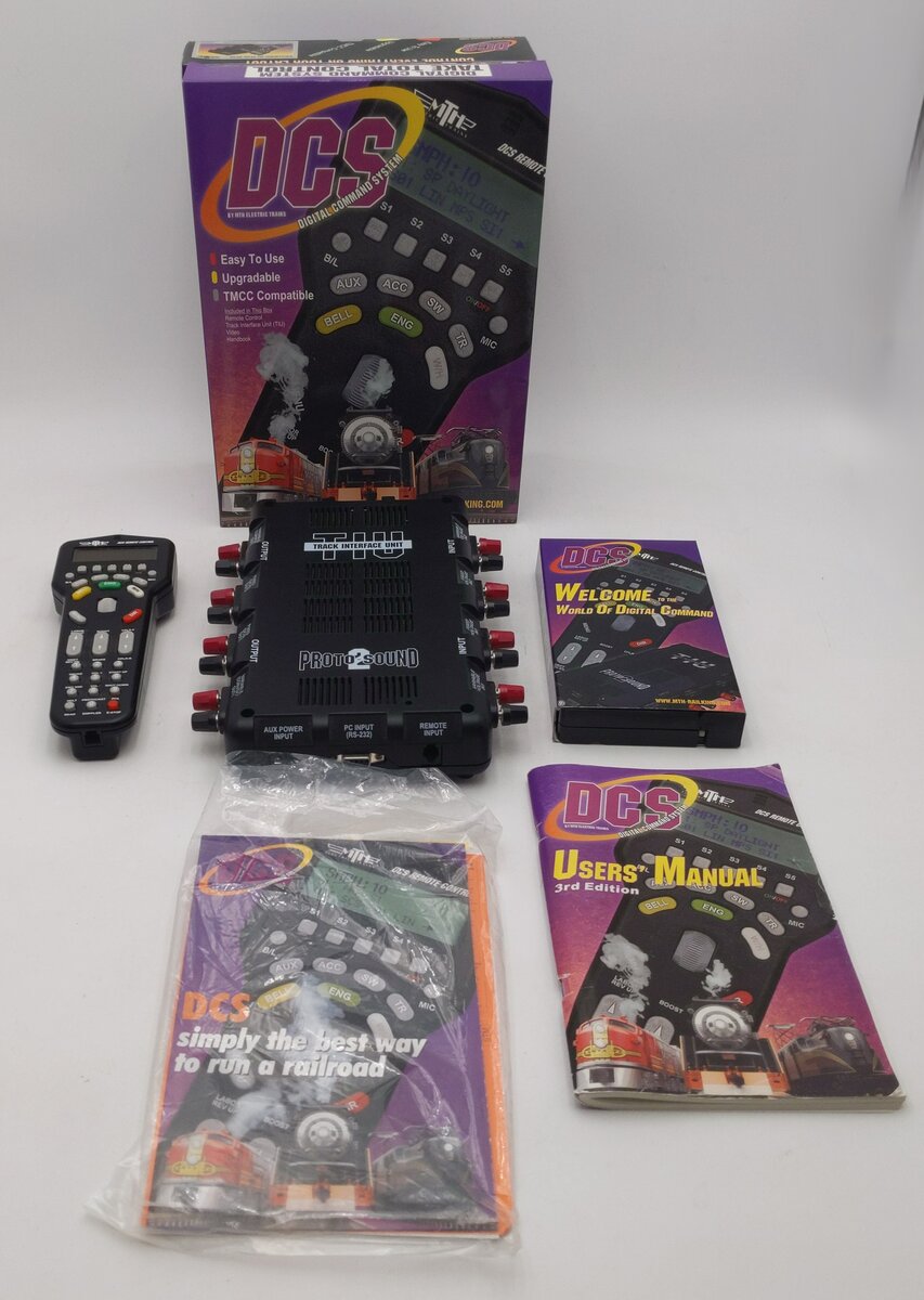 MTH 50-1001 O DCS Remote Control and DCS TIU Set EX/Box