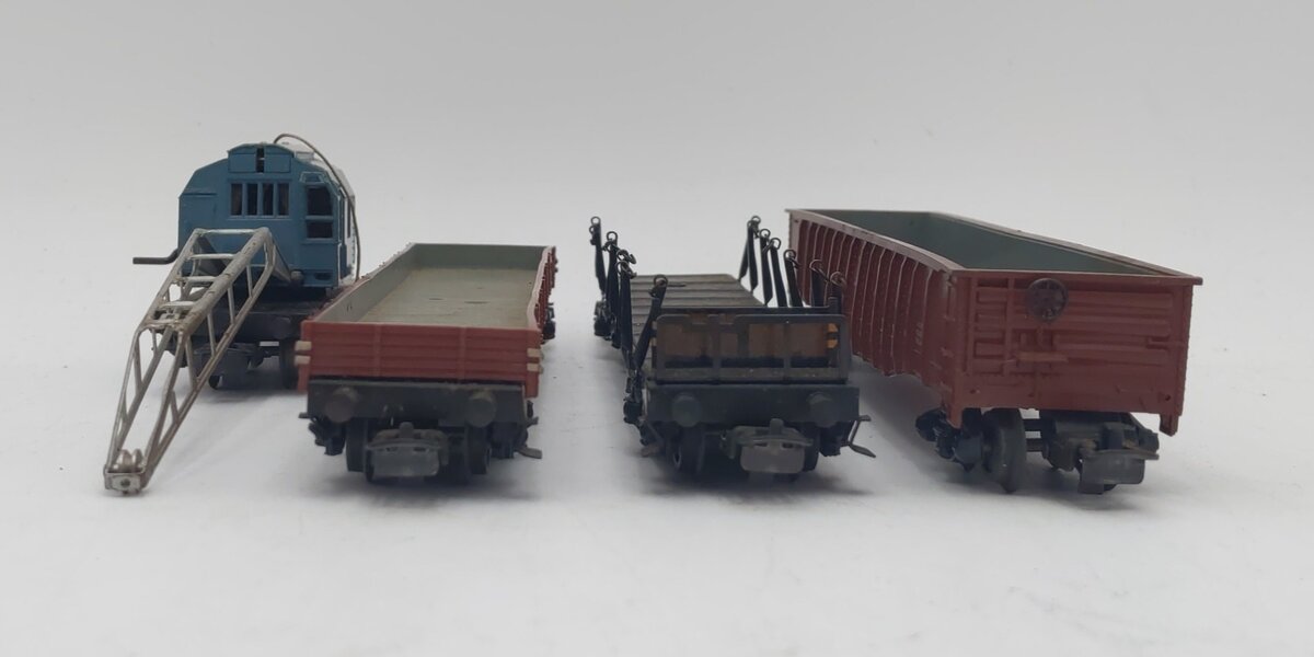 Marklin HO Vintage Freight Cars: 4516, 4575, 4611, 4515 [4] VG/Box