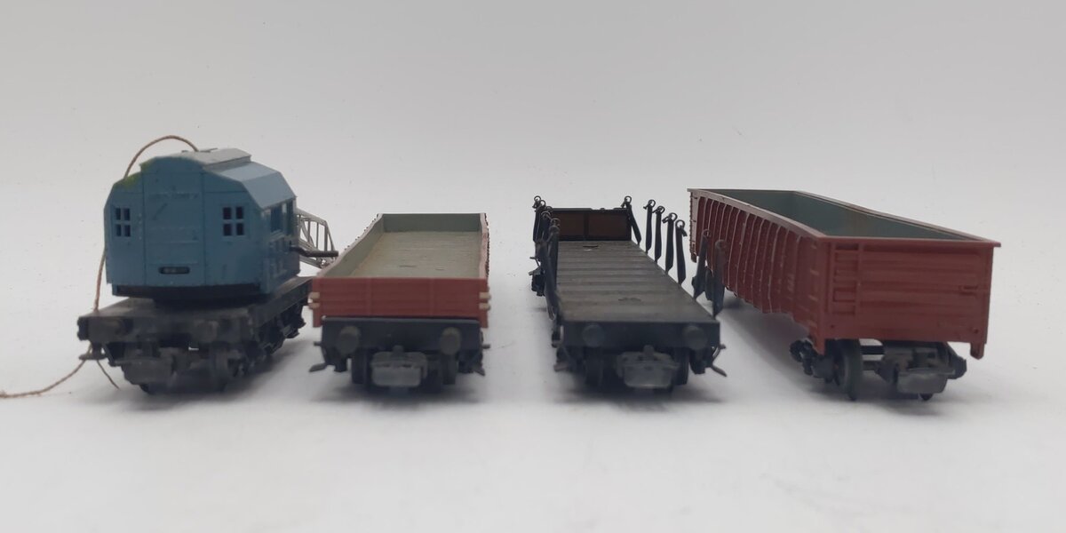 Marklin HO Vintage Freight Cars: 4516, 4575, 4611, 4515 [4] VG/Box