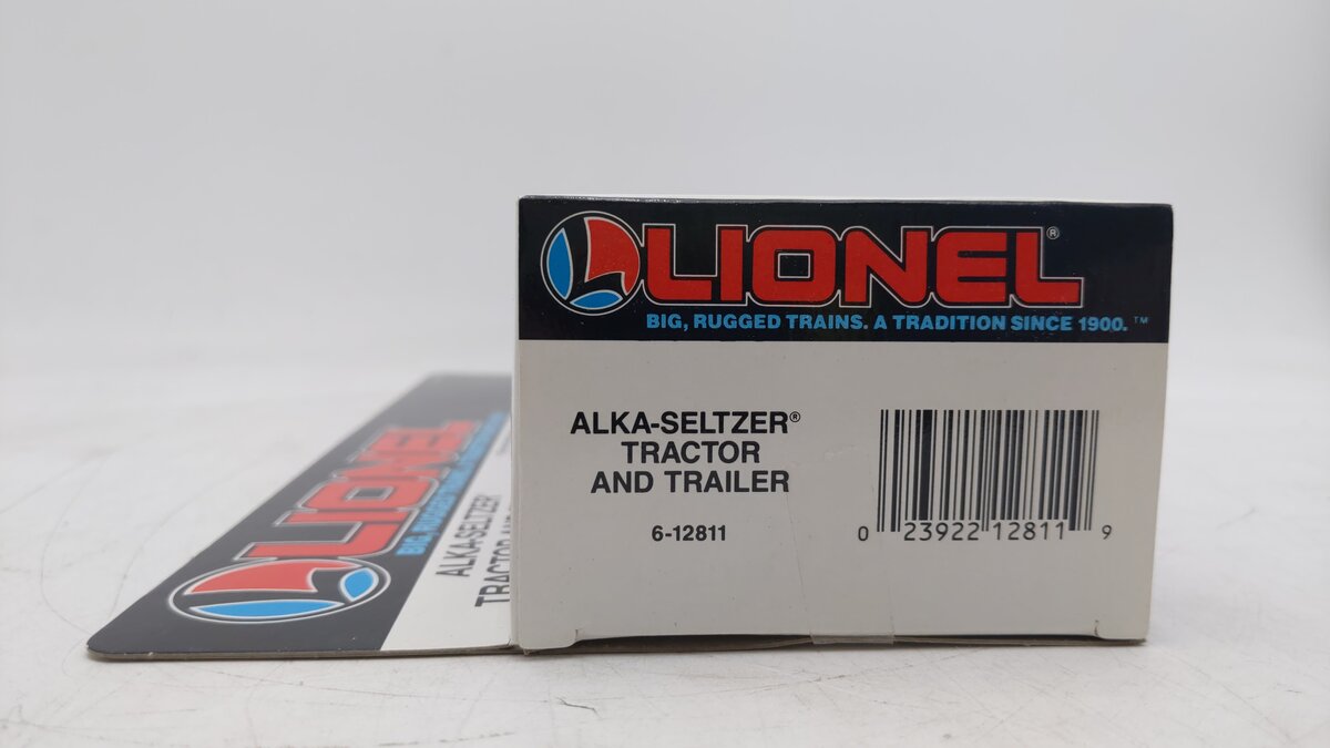 Lionel 6-12811 O / O27 Gauge Alka-Seltzer Tractor Trailer Truck Die Cast EX/Box