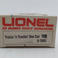 Lionel 6-7803 O Gauge Trains 'n Truckin' Boxcar EX/Box