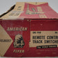 American Flyer 720 VIntage S Right-Hand & Left-Hand Remote Switches (2 Pairs) VG/Box