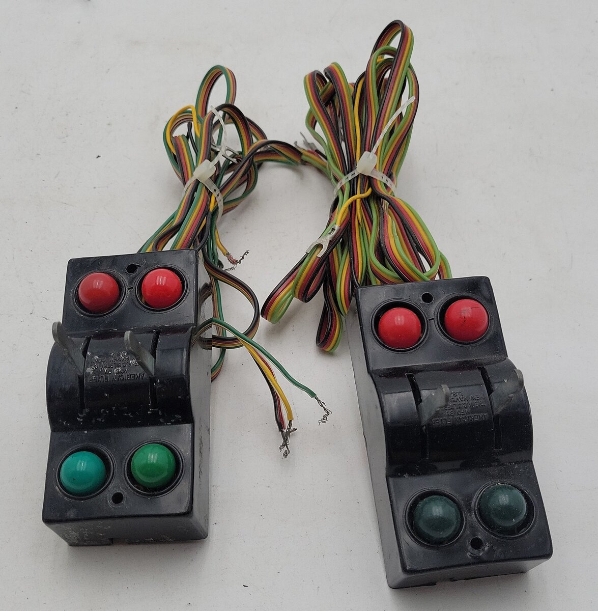 American Flyer 720 VIntage S Right-Hand & Left-Hand Remote Switches (2 Pairs) VG/Box