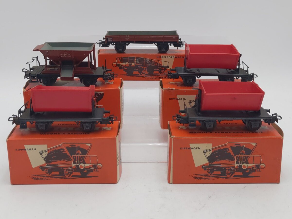 Marklin HO Vintage Freight Cars: 4513, 4610, 4503 [5] EX/Box
