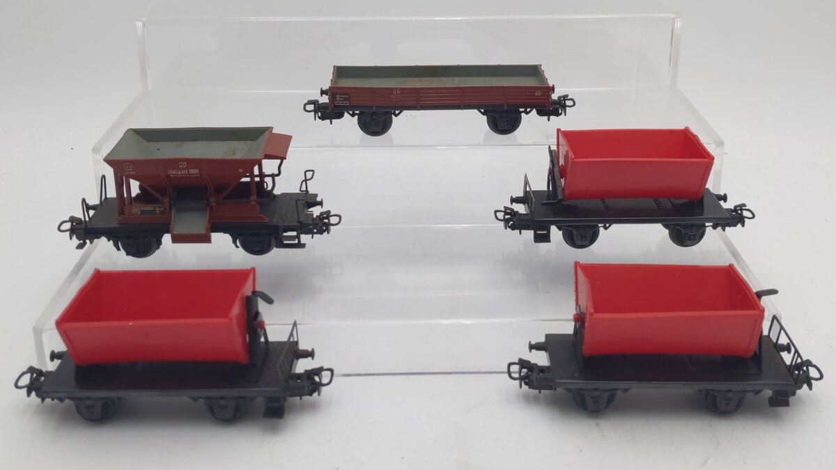 Marklin HO Vintage Freight Cars: 4513, 4610, 4503 [5] EX/Box
