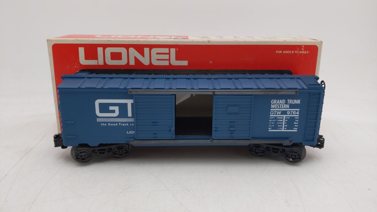 Lionel 6-9764 O Gauge Grand Trunk Western Boxcar EX/Box