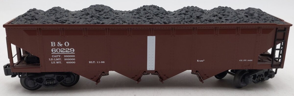 K-Line K623-1094 O Gauge Baltimore & Ohio Die-Cast Hopper #60229 EX