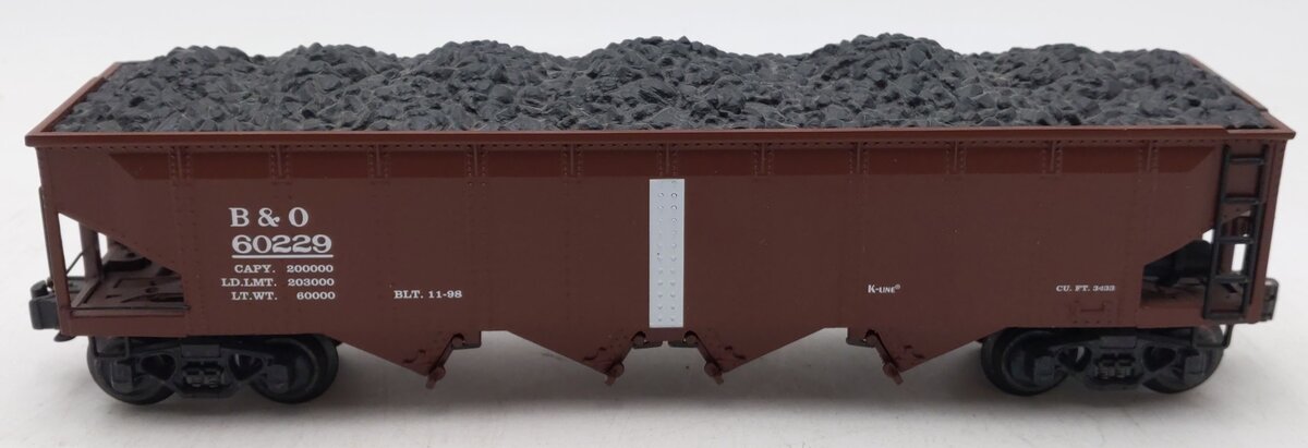 K-Line K623-1094 O Gauge Baltimore & Ohio Die-Cast Hopper #60229 EX