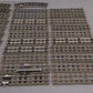 American Flyer 726&727 Vintage S Gauge Straight/Curved Rubber Roadbed Track [43] VG