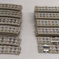 American Flyer 726&727 Vintage S Gauge Straight/Curved Rubber Roadbed Track [43] VG