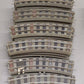 American Flyer 726&727 Vintage S Gauge Straight/Curved Rubber Roadbed Track [43] VG