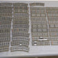 American Flyer 726&727 Vintage S Gauge Straight/Curved Rubber Roadbed Track [43] VG