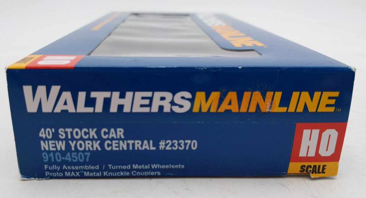 Walthers 910-4507 HO New York Central 40' Stock Car w/ Dreadnaught RTR #23370 LN/Box