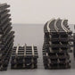 Gargraves O 3-Rail Phantom Tinplate Curve & Straight Plastic Tie Track (42) EX