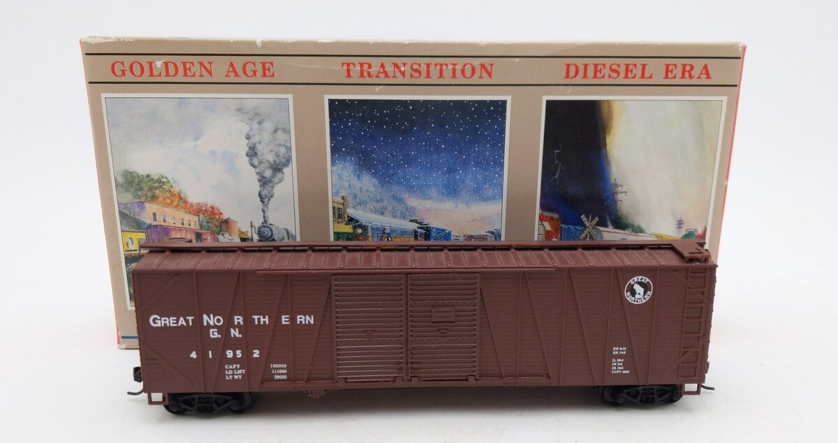 Walthers 932-5851 HO Great Northern 50' DD OB Auto Boxcar # 41952 LN/Box
