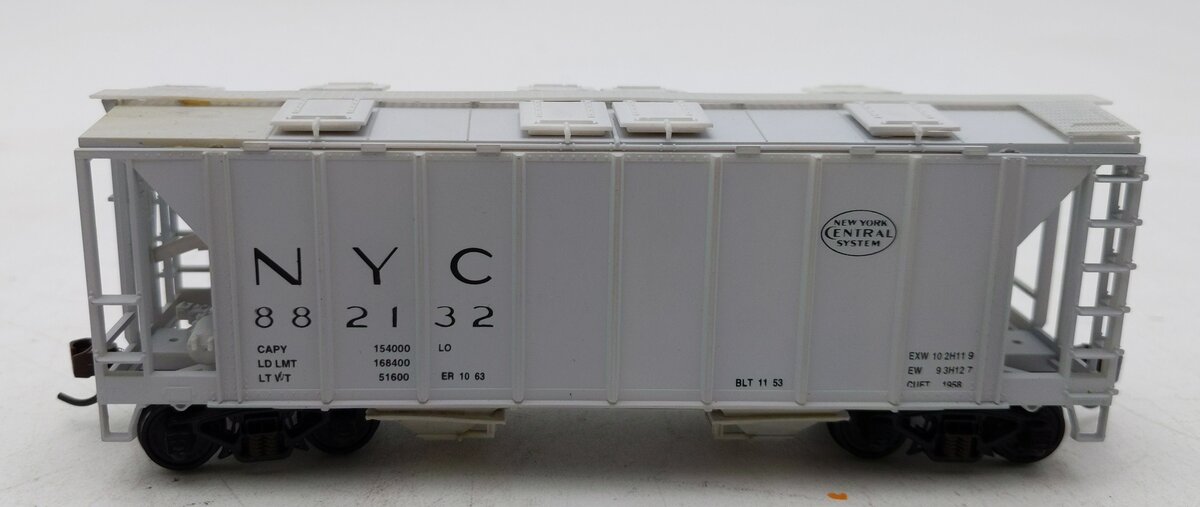 Bowser 60097 HO New York Central 70-Ton 2-Bay Covered Hopper Kit #882072 LN/Box