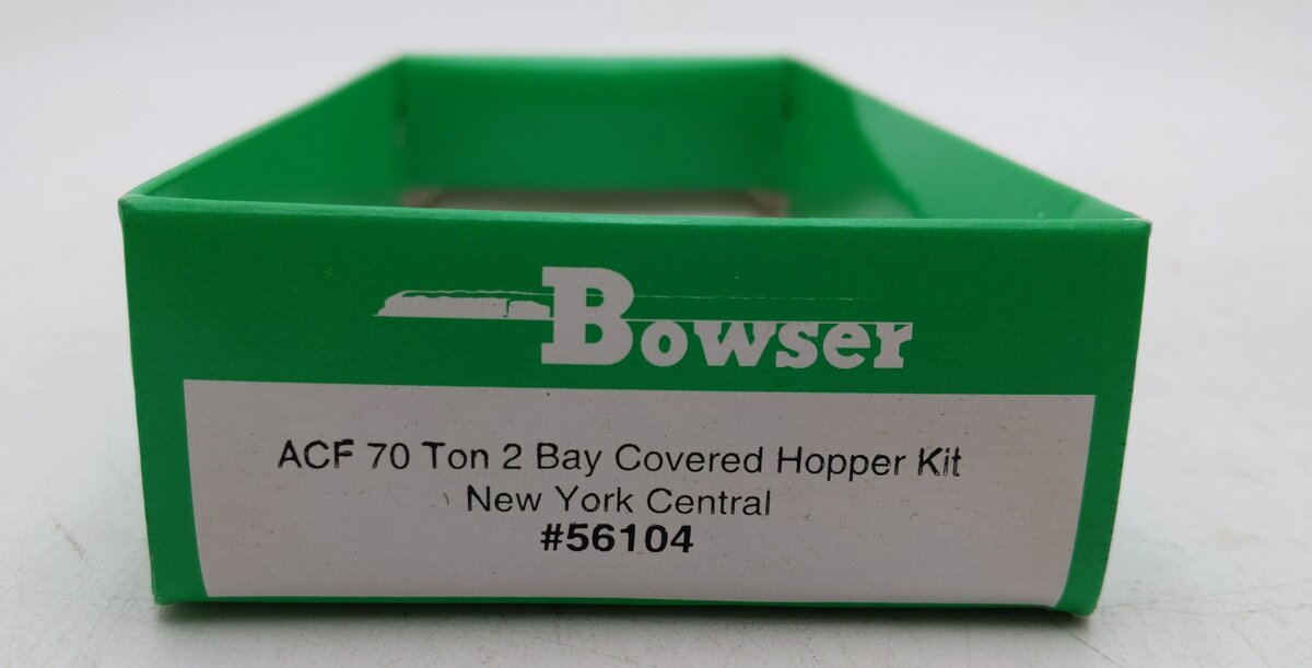 Bowser 56104 HO ACF 70 Ton 2 Bay Covered Hopper Kit New York Central LN/Box