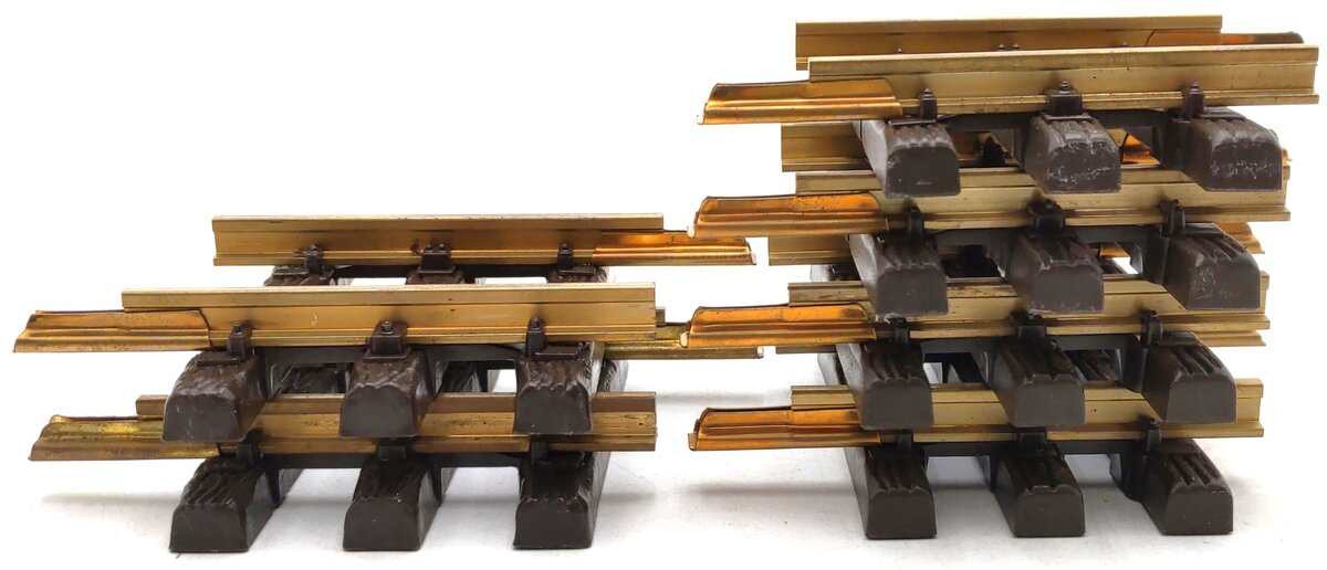 LGB G Scale Assorted Straight Track: 1007, 1008 [6] EX
