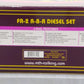 MTH 20-2238-1 New Haven FA-2 ABA Diesel Engine Set: #0409/468/0422 VG/Box