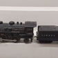 Lionel 1060 Vintage O 2-4-2 Plastic Steam Locomotive & Tender VG