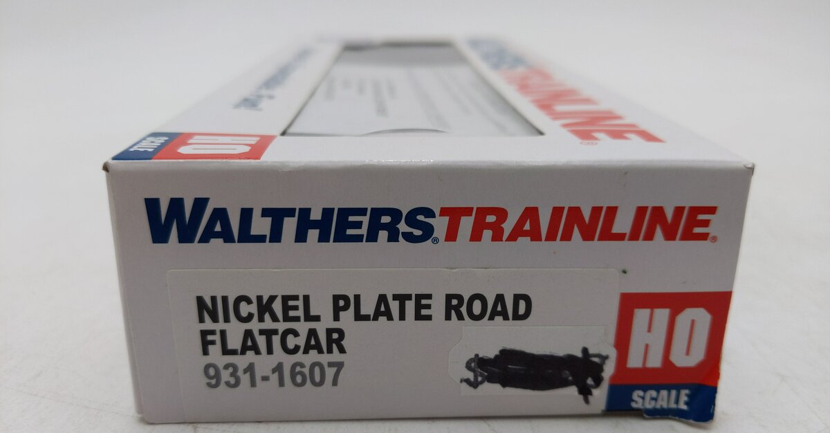 Walthers 931-1607 HO Nickel Plate Road Flatcar - Ready to Run #1907 LN/Box