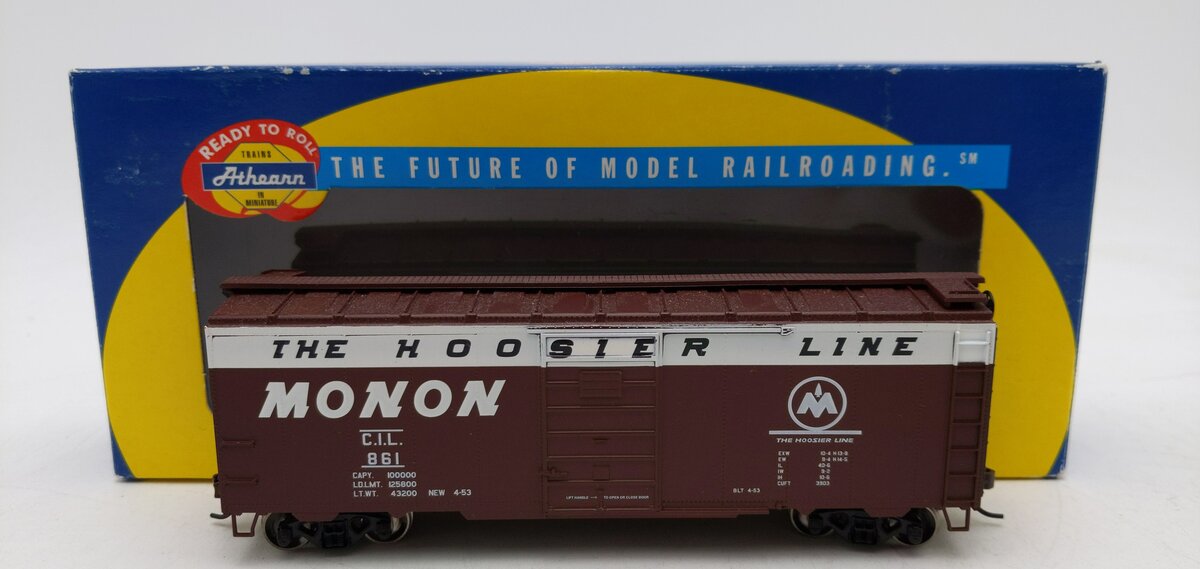 Athearn 70315 HO Scale Monon 40' Superior Door Box Car LN/Box