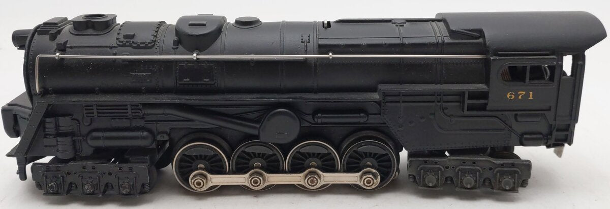 Lionel 671 Vintage O 6-8-6 Die-Cast Steam Turbine Locomotive VG