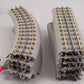 MTH O Realtrax Curved & Straight Track Sections [38] VG