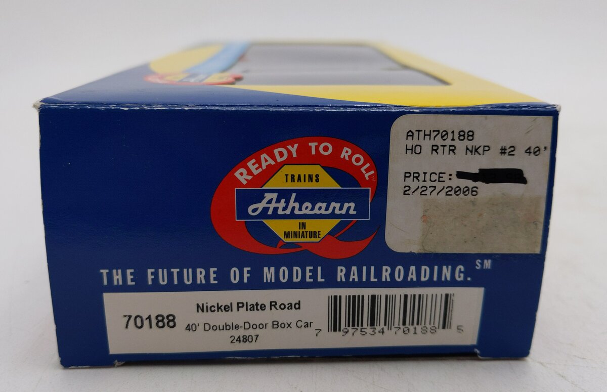Athearn 70188 HO Scale NPR 40' Double Door Box Car #24807 LN/Box