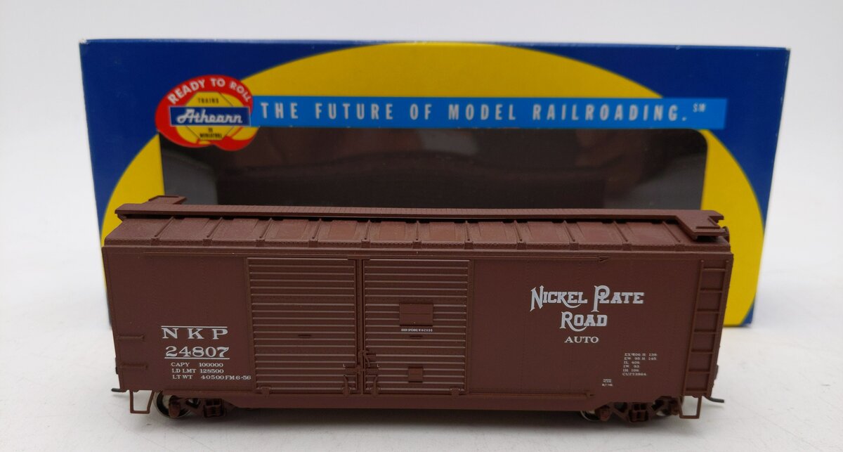 Athearn 70188 HO Scale NPR 40' Double Door Box Car #24807 LN/Box