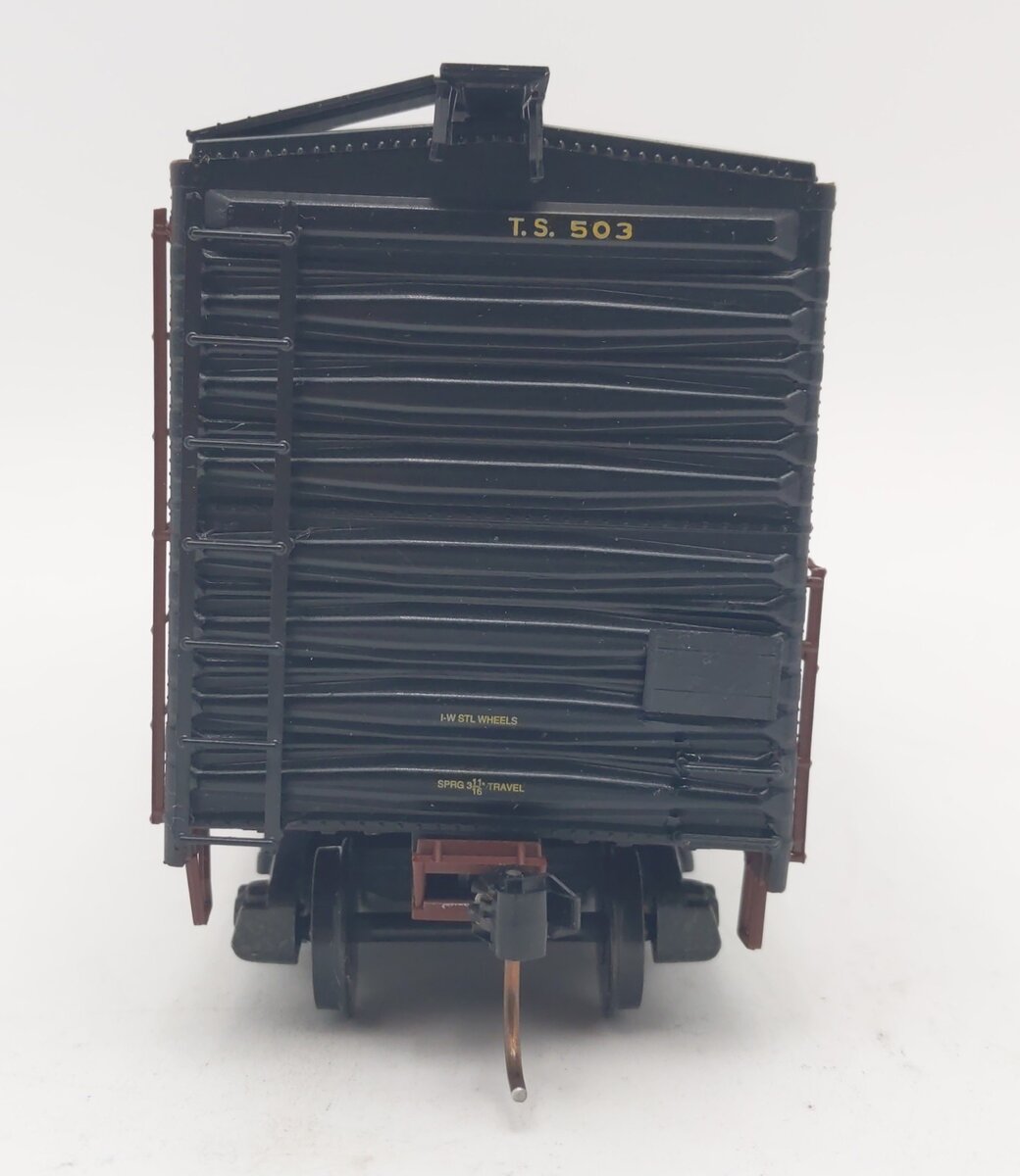 Pacific Rail S-Scale Tidewater Southern 50' SGL DR Pacific Gold Boxcar Kit #503 EX